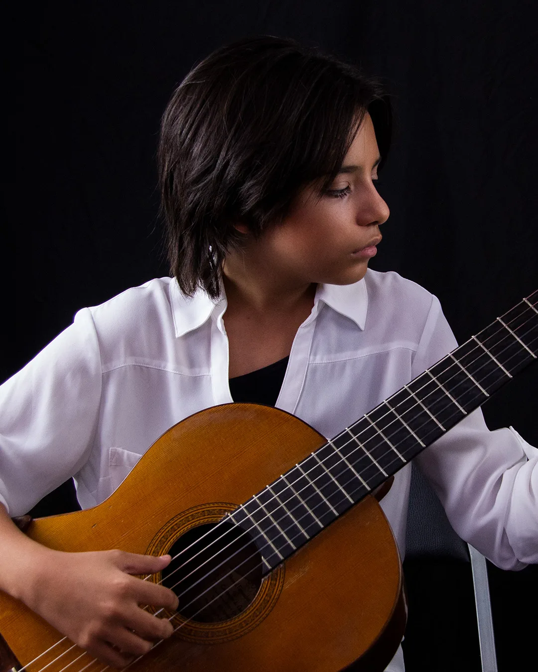 Alumna de guitarra clásica